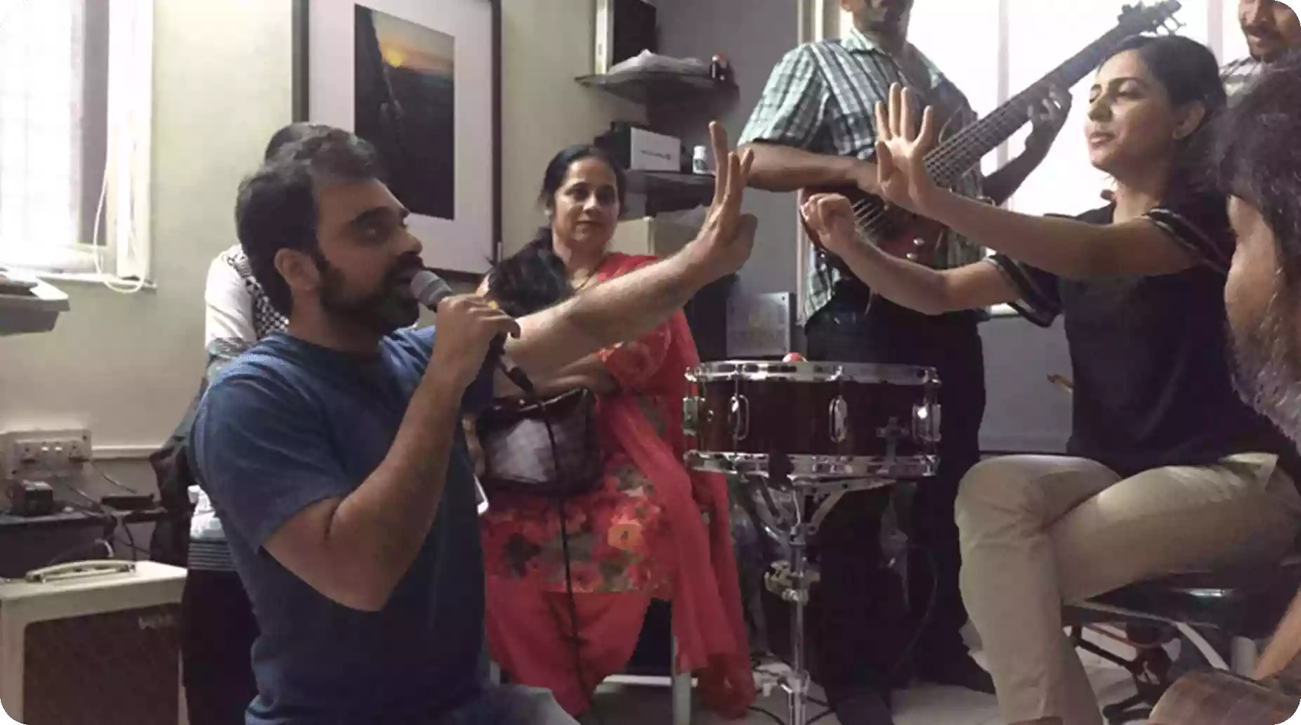 Darshan Productions team behind the scenes